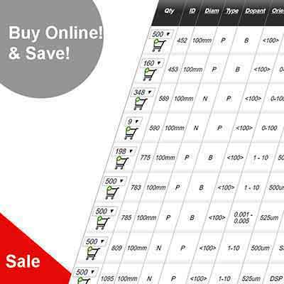 100mm silicon wafer costs