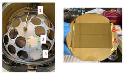 evaporator for silicon biosensors