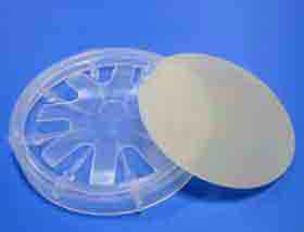 single sapphrie wafer in cassette