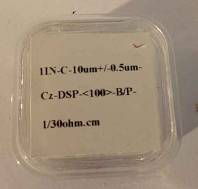 Ultra-Thinned Silicon Wafers